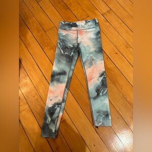Athleta Girl Marble Print Leggings